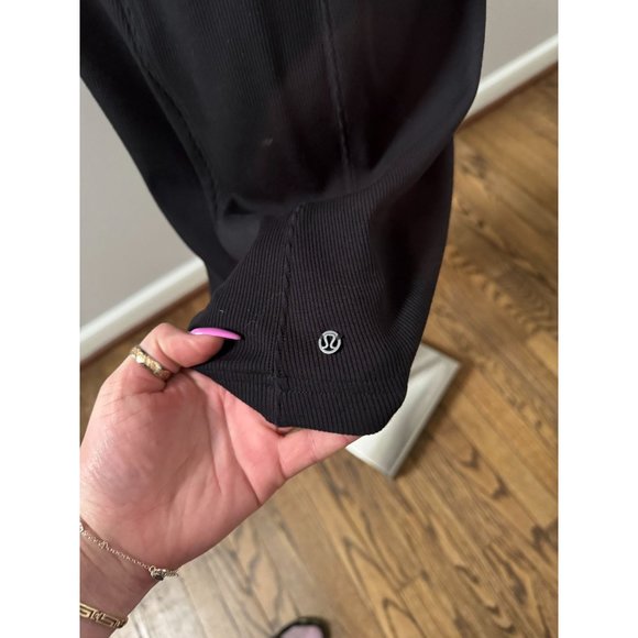 Lululemon Gone for the Week Ribbed Turtleneck Dress Black Size Small - Picture 4 of 5